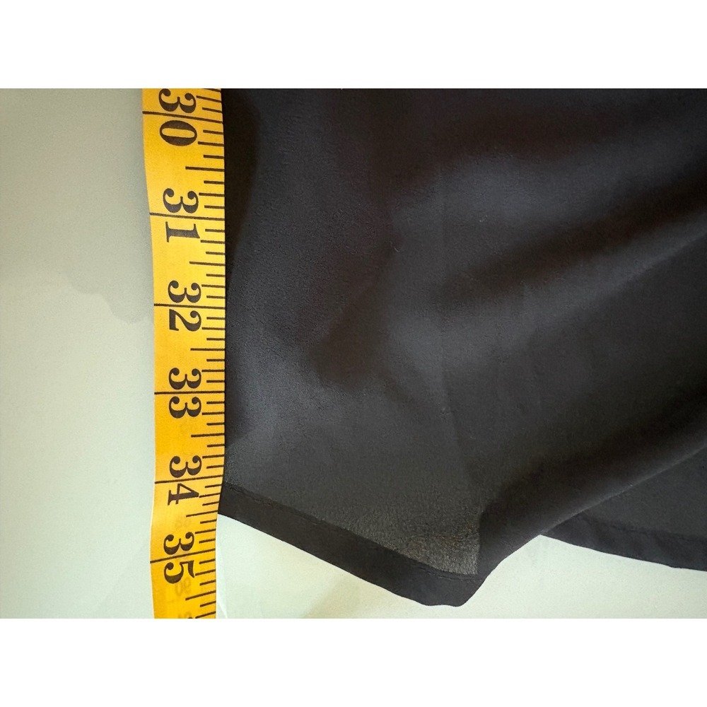 Altar'd State Mini Dress Sheer Dot Sleeve Ruched Black Romantic Large - Picture 8 of 11